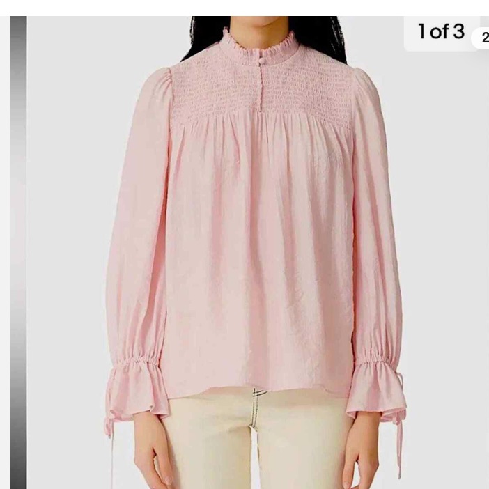 Like New Maje Pink Top